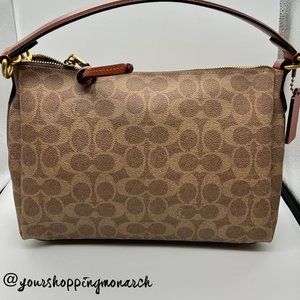 Coach Shay Crossbody In Signature Canvas - Brass/Tan/Rust